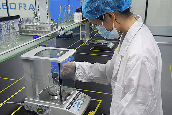 Pesaje de materia prima